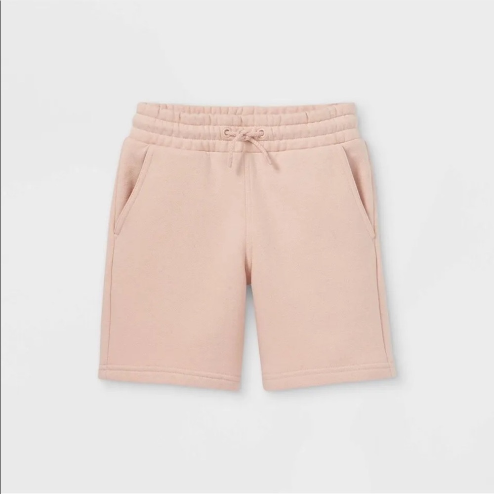 Kids' Knit Jogger Shorts - Cat & Jack™ - Color Blush